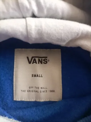 Felpa Vans Blu con Cappuccio