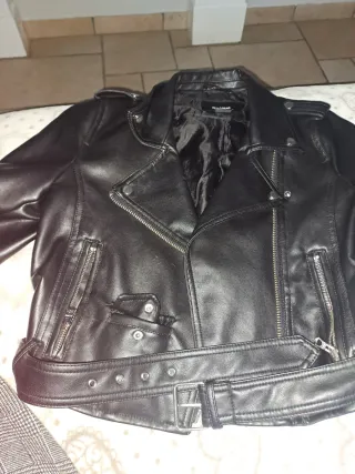 Giacca ecopelle Pull&Bear taglia M