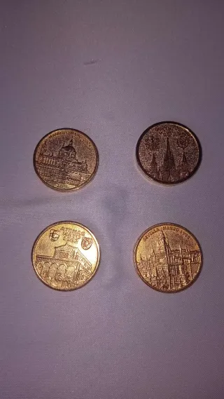 Lote 4 Monedas Emblemáticas Españolas