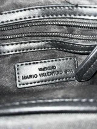 Bandolera Valentino Negra con Raya Roja