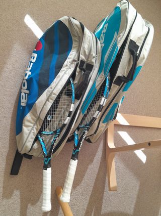 2 Raquetas Tenis Babolat Drive Z Lite + Bolsas