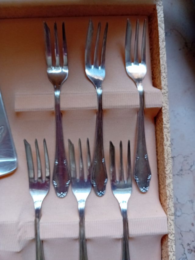 Set 12 forchettine ARG 1000 con paletta