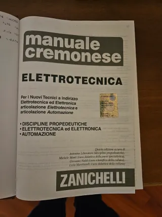 Manuale cremonese Elettrotecnica e Automazione