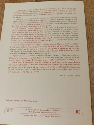 Bollettini illustrativi Maggio 1967