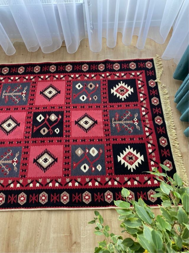 Tappeto in cotone etnico 160x250 cm