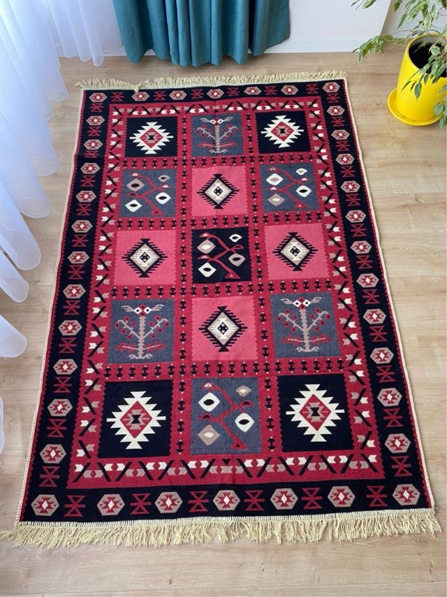 Tappeto in cotone etnico 160x250 cm