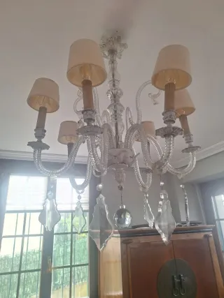 Lampadario veneziano in cristallo