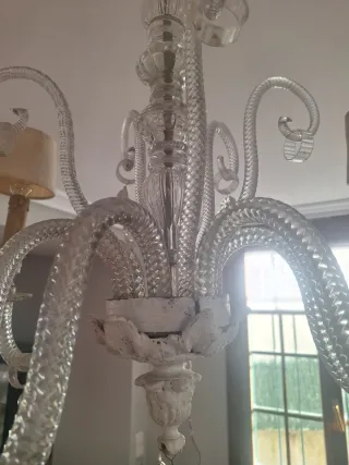 Lampadario veneziano in cristallo