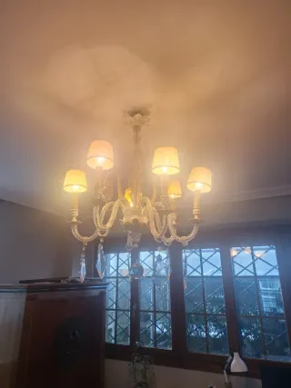 Lampadario veneziano in cristallo