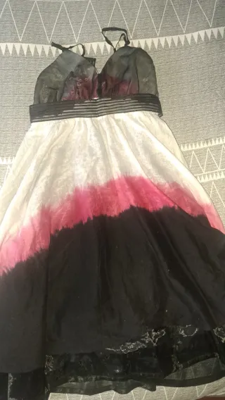 Vestido adolescente tie-dye