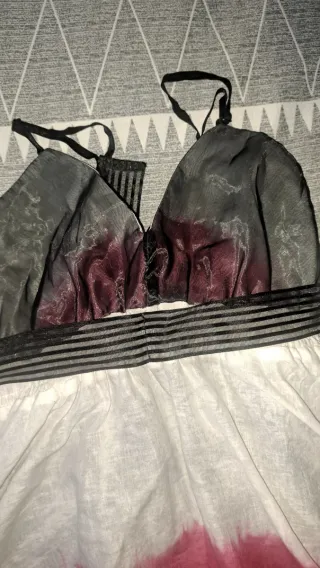 Vestido adolescente tie-dye