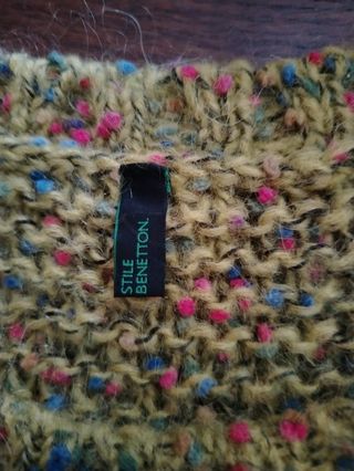Maglione Benetton melange lana taglia unica