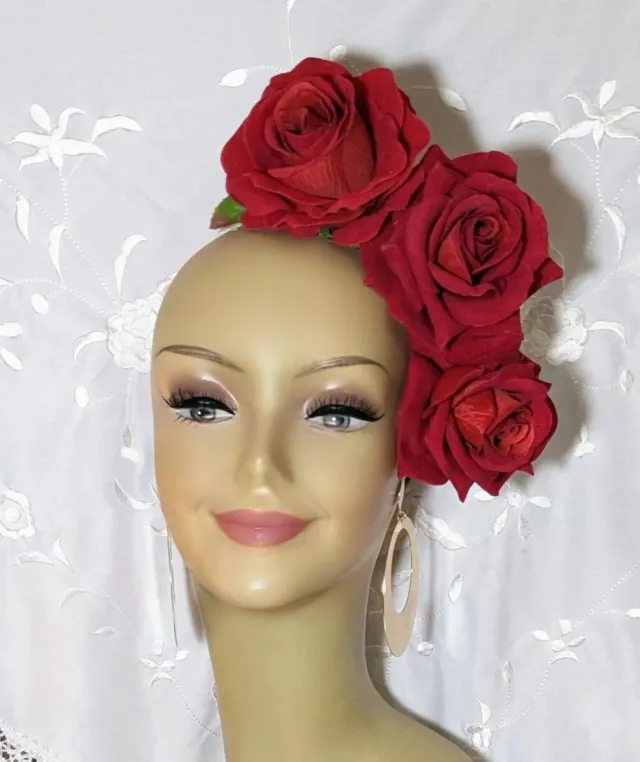 Ramillete Flamenco Artesano Morado y Dorado