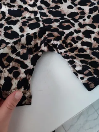 Coppia leggings premaman fantasia leopardata