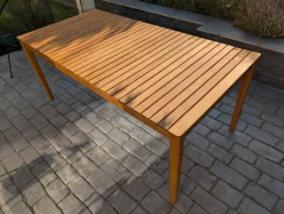 Mesa de jardín extensible madera
