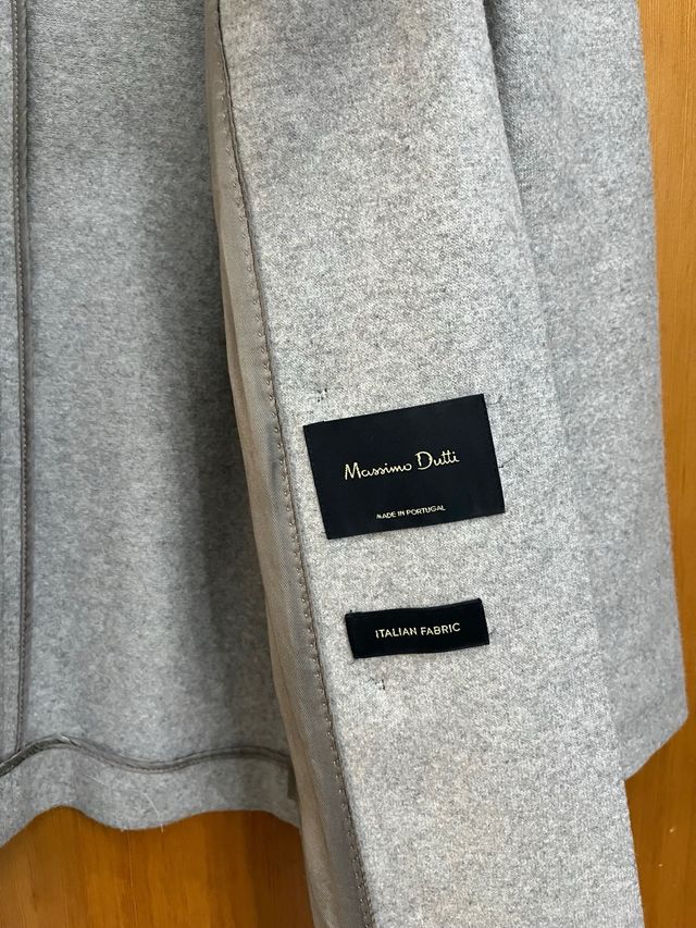 Blazer Massimo Dutti Gris
