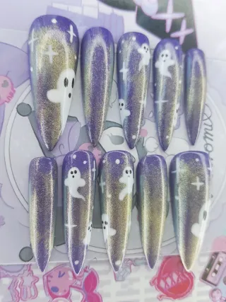 Uñas press on halloween