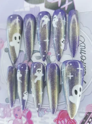 Uñas press on halloween