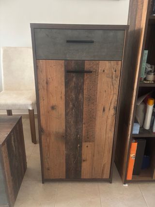 conjunto muebles + estanterías comedor