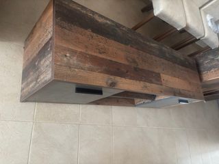 conjunto muebles + estanterías comedor