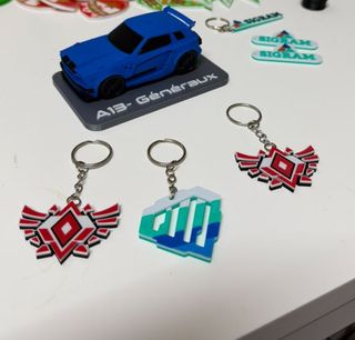 kit rocket league: fennec  + base + llaveros