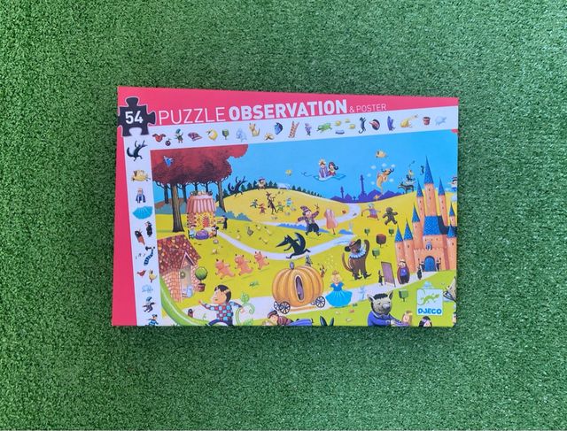 Puzzle Djeco 54 piezas Cuentos + Póster