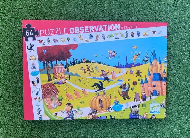Puzzle Djeco 54 piezas Cuentos + Póster