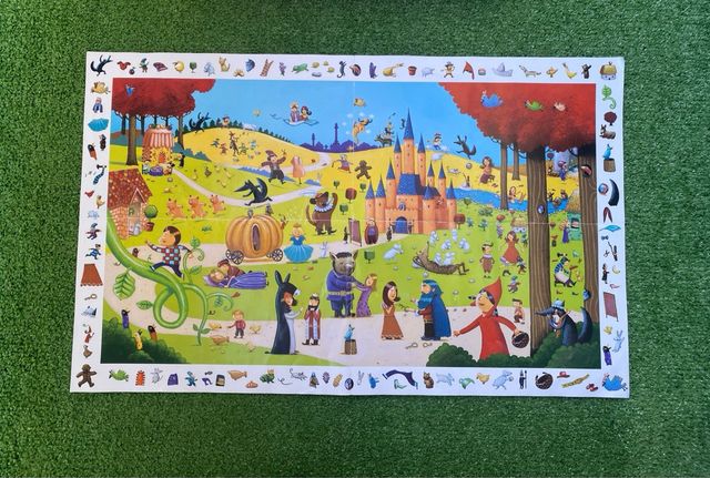 Puzzle Djeco 54 piezas Cuentos + Póster