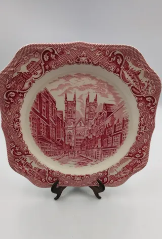 Plato Johnson Brothers Westminster Rojo