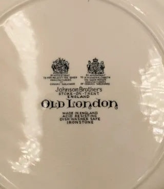 Plato Johnson Brothers Westminster Rojo