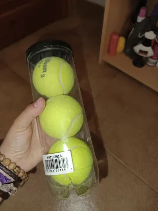 Pelotas Tenis Wilson Tubo 3 Unidades