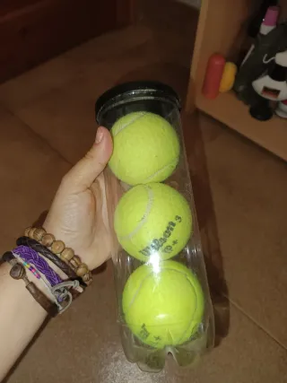 Pelotas Tenis Wilson Tubo 3 Unidades