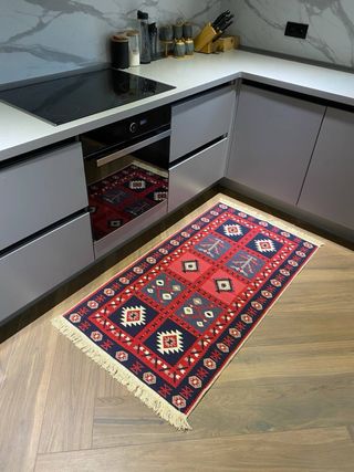 Tappeto in cotone etnico 80x150 cm