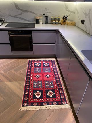 Tappeto in cotone etnico 80x150 cm