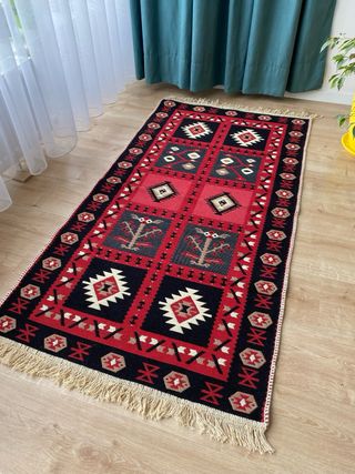 Tappeto in cotone etnico 80x150 cm