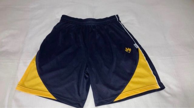 Calzonas deportivas Claret azul y amarillo