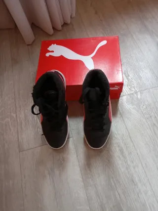 Zapatillas Puma Mujer Negras y Rosas