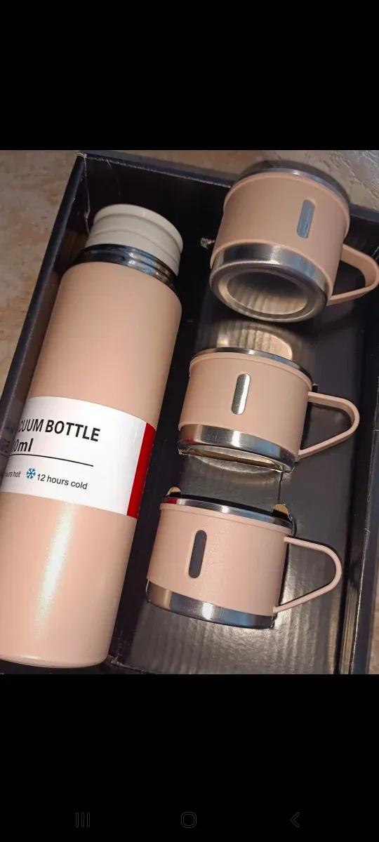 Termo de Acero Inoxidable Rosa