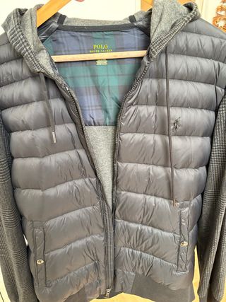 Chaqueta Polo Ralph Lauren Negra y Gris