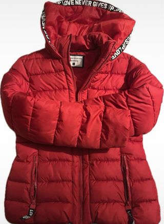 Piumino donna rosso