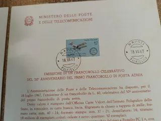 Bollettini illustrativi Poste Italiane 1967
