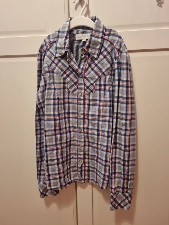 Camisa cuadros niña 12 años