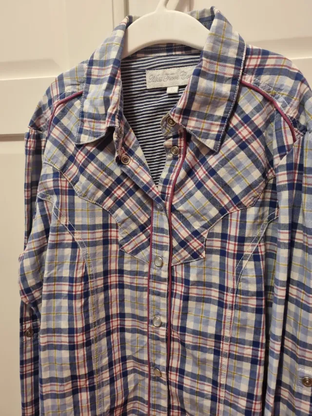 Camisa cuadros niña 12 años