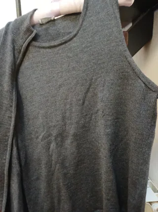 Twin set pura lana vergine grigio