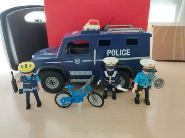 Coche Playmobil policía