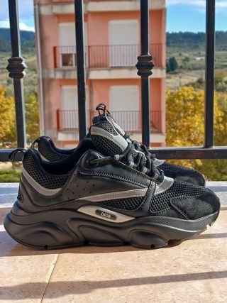 Dior B22 sneakers negras y grises