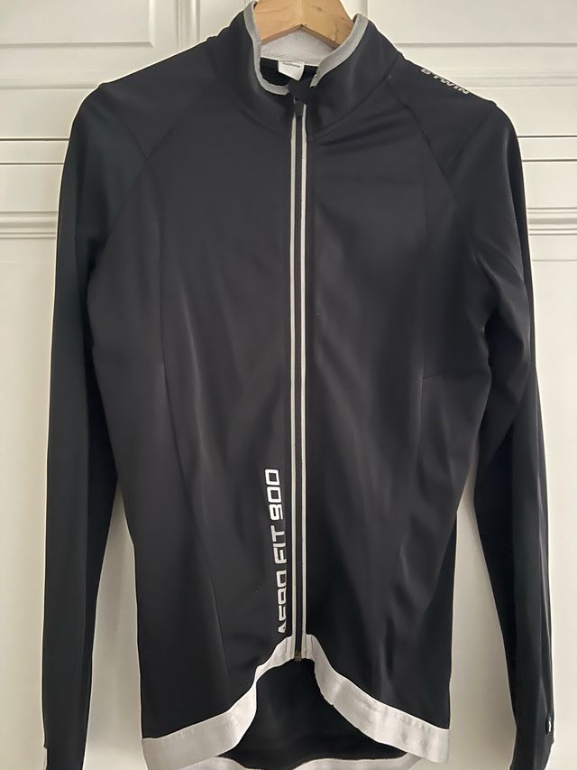 Chaqueta BTWIN Aero Fit 900 Negra