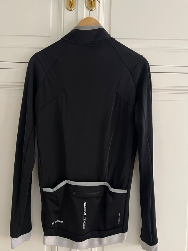 Chaqueta BTWIN Aero Fit 900 Negra