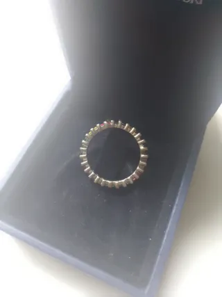 Anillo Plata Circonitas Multicolor