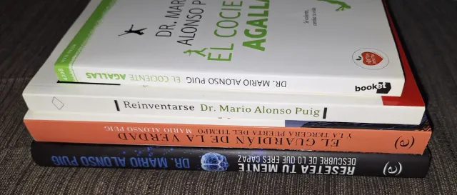 4 Libros de Dr Mario Alonso Puig a 10€